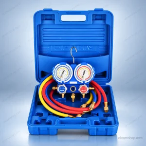 منیفولد سرویس ولیو مدل VMG2-R410-A همراه سه شلنگ و کیف حمل